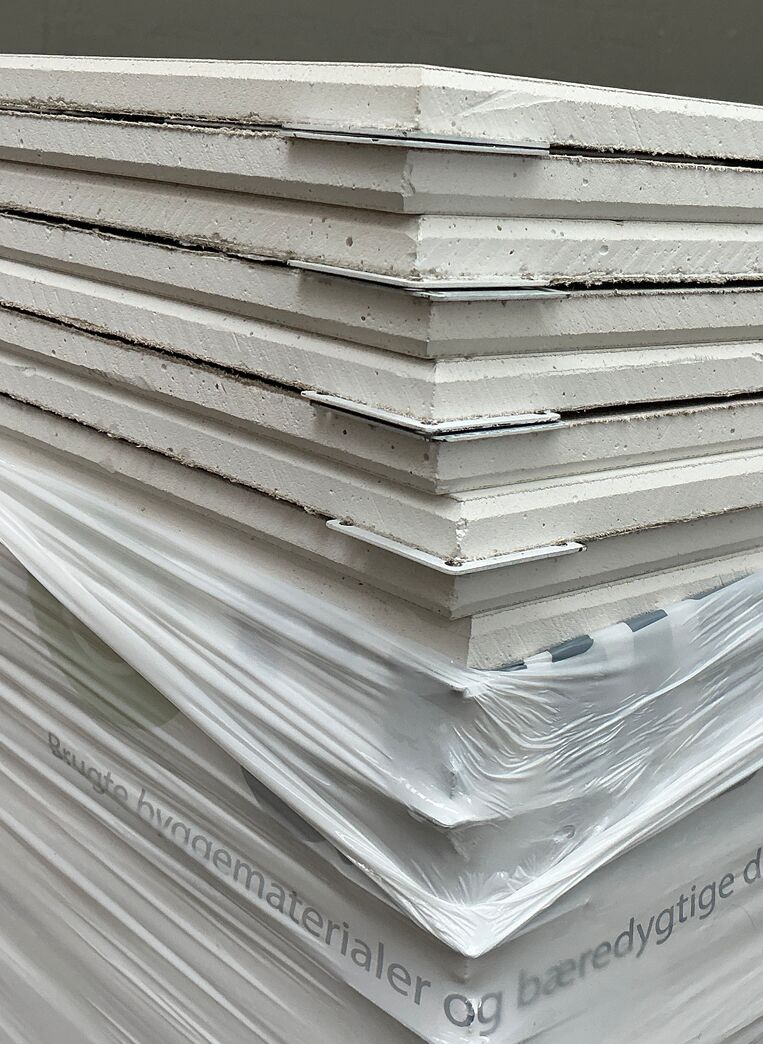 Gips akustikloft 57,5x57,5x12,5 cm