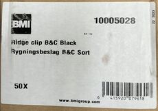 B&C Rygningsbeslag 80 stk