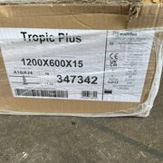 11,52 m2 Rockfon Tropic Plus akustikloftplader 1200 x 600 x 15 mm.