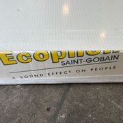 6,48 m2 Ecophon Focus C XL akustikloftplader 1800 x 600 x 20 mm.