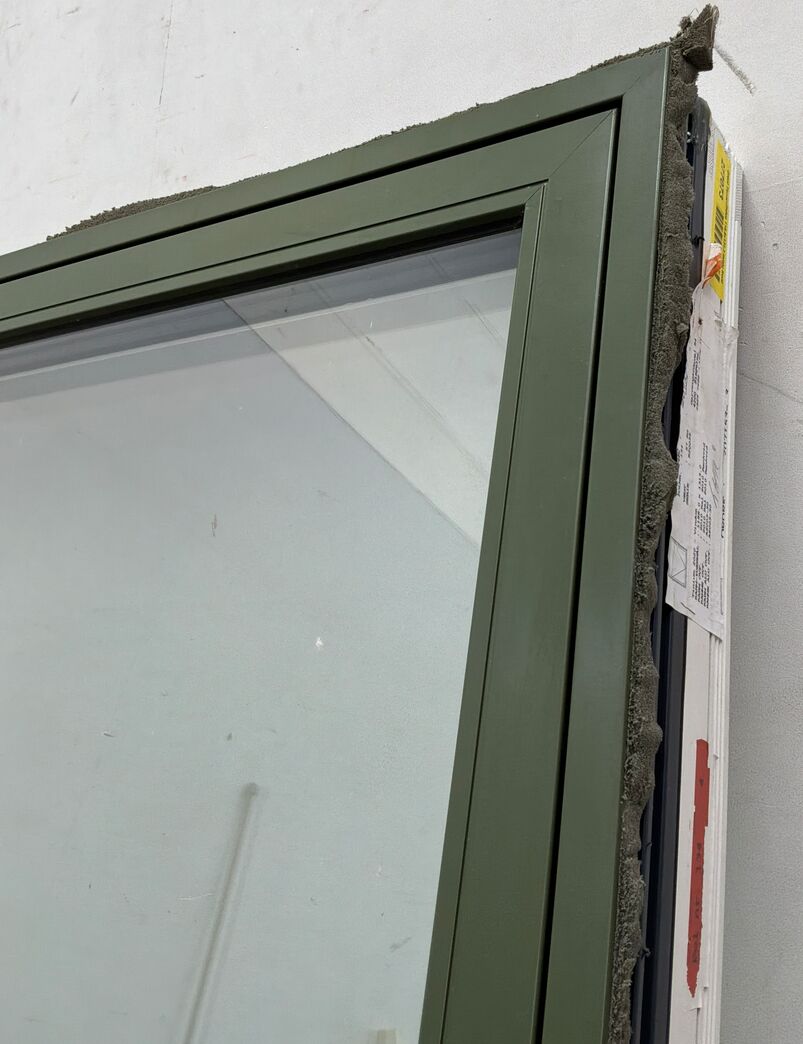Grønt energivindue 118,6x124 m/alu front