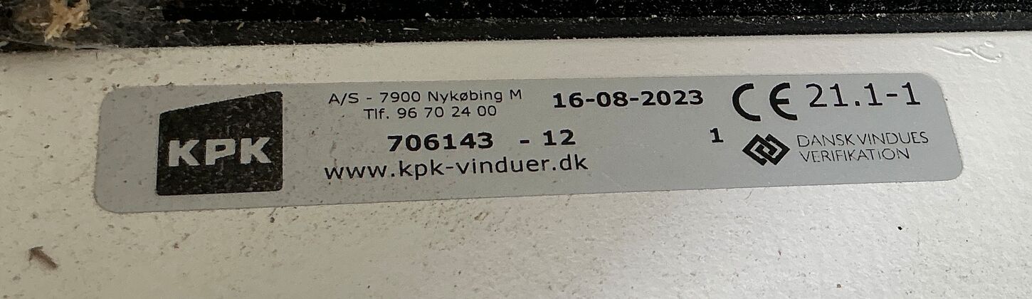 Fastkarms energivindue