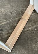 Badeværelsesdør med glas 68 cm