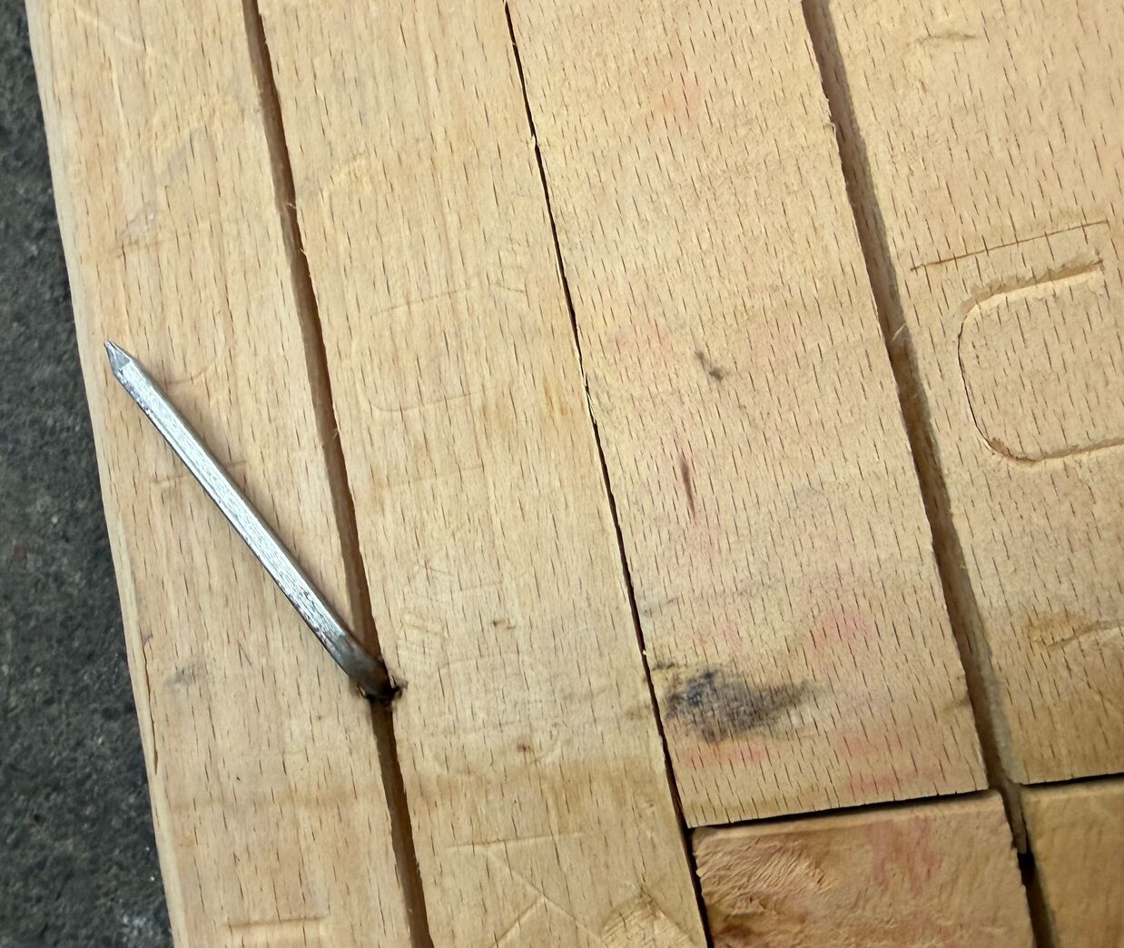 Smalt Junckers massivt bøgeparket 11,5 cm