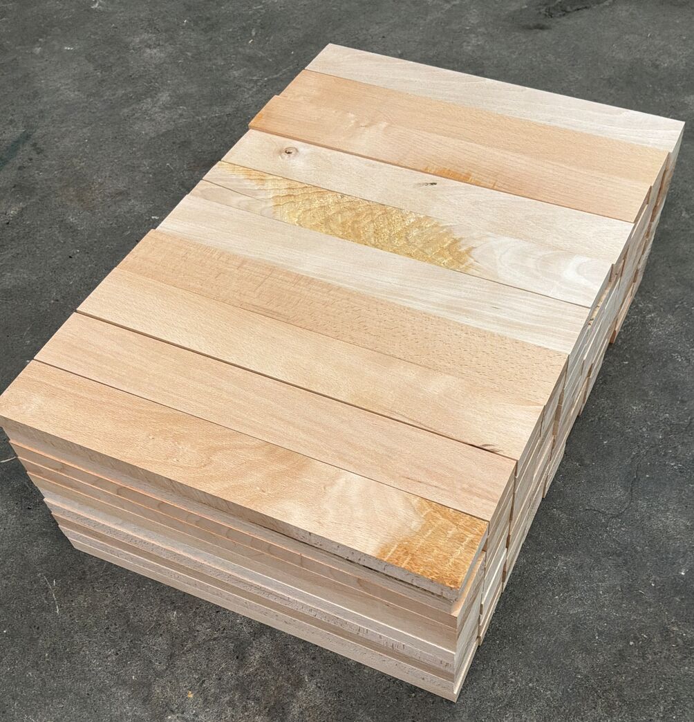 100 stk. Bøgestave 21x57x405 mm