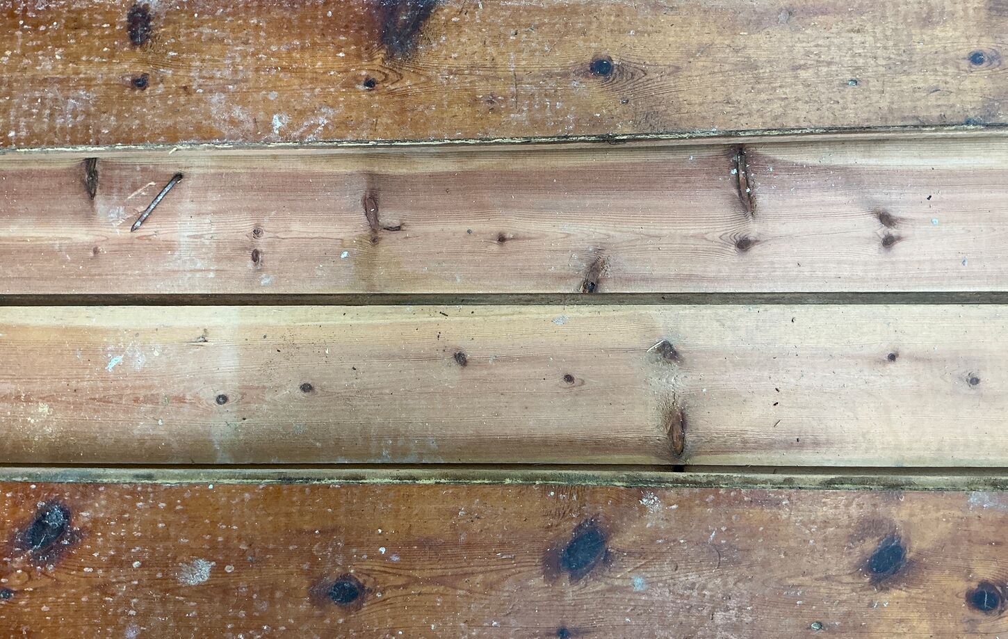 Brugt gulvbrædder i fyr, 20m2, 11,3 cm