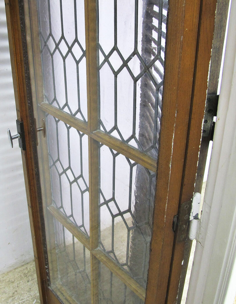 Dobbelt blyindfattet havedør