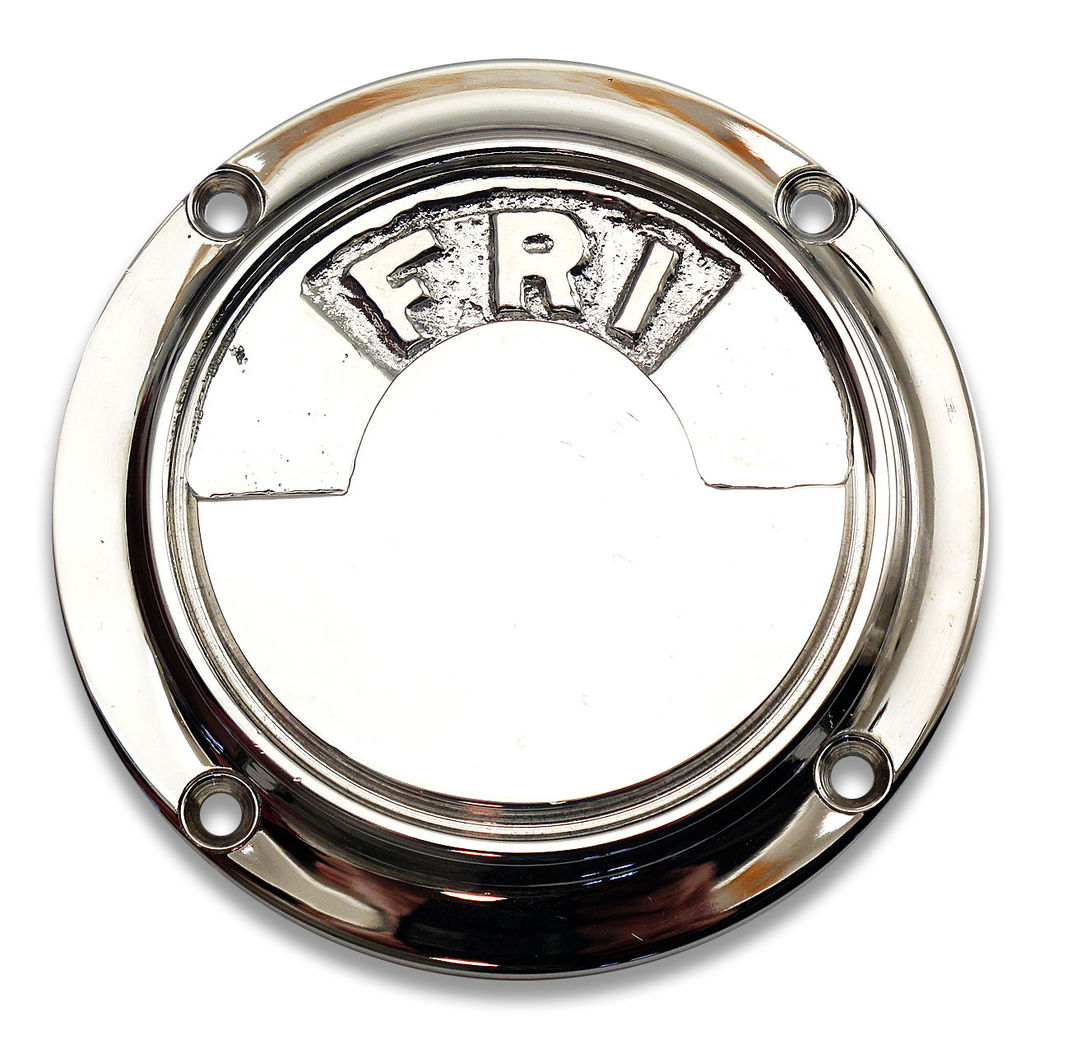 Toiletmarkering Ø 72 mm. -forniklet