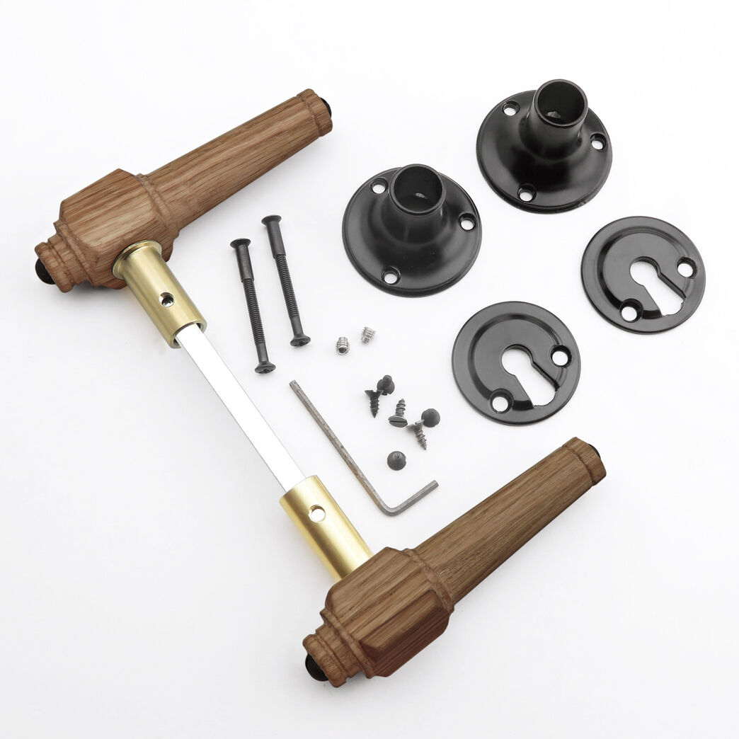 Trægreb til ny dør - Spidsgreb i eg