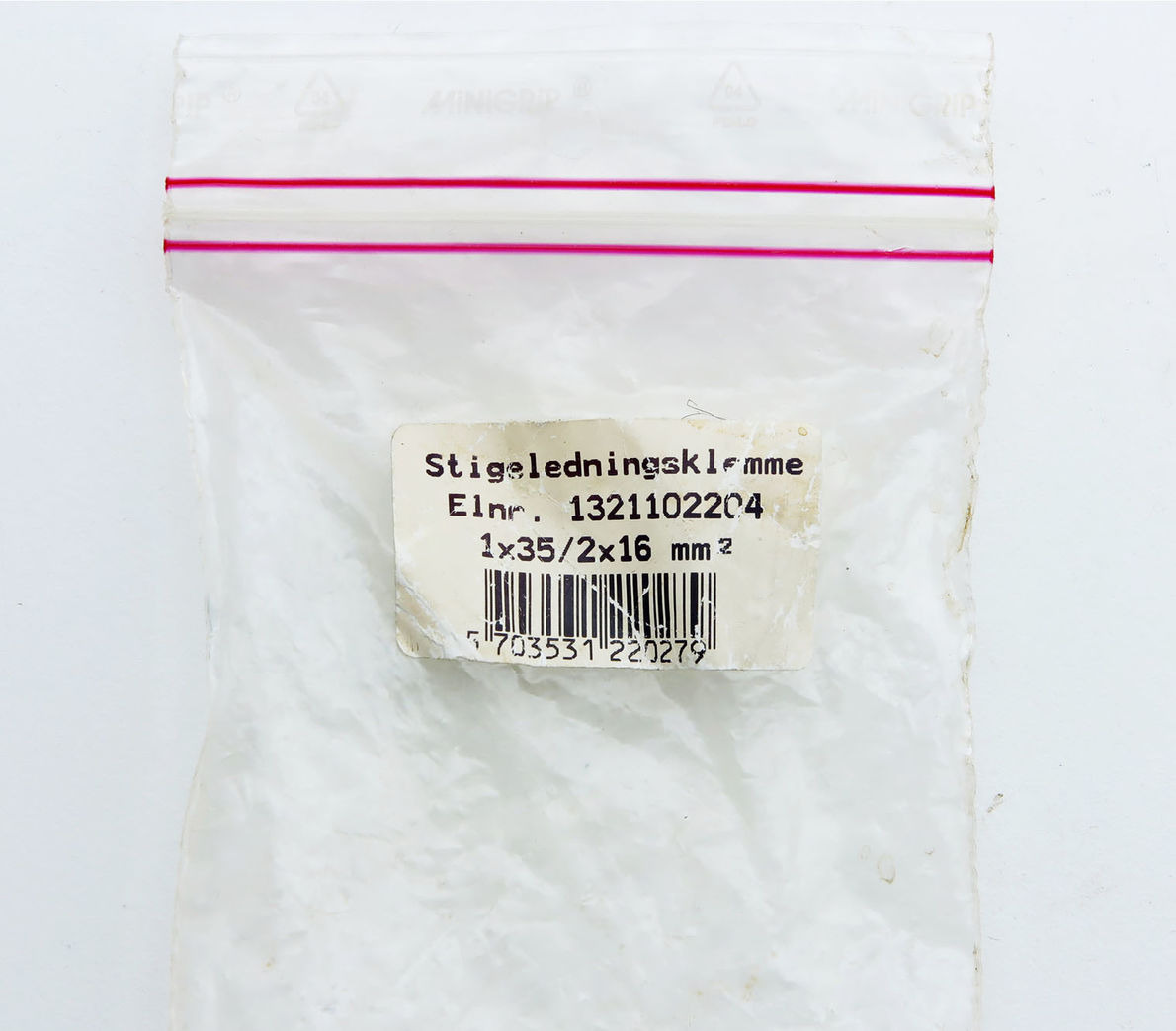 Stigeledningsklemme 1X35+2X16 - NY!!