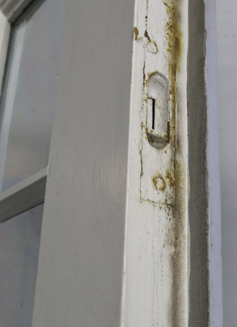 Dobbelt yderdør med karm