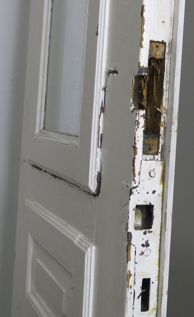 Dobbeltdør uden karm