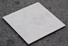 Mat grå Johnson klinke 15,2x15,2cm