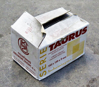 Hvid klinke, Taurus 14,7x14,7cm