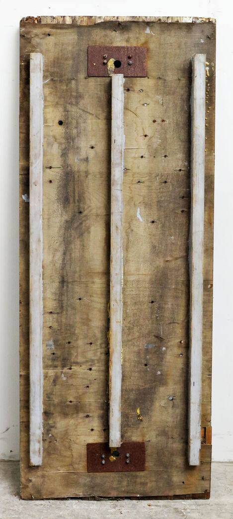 Vægdekoration støbekliché på plade 80x200cm