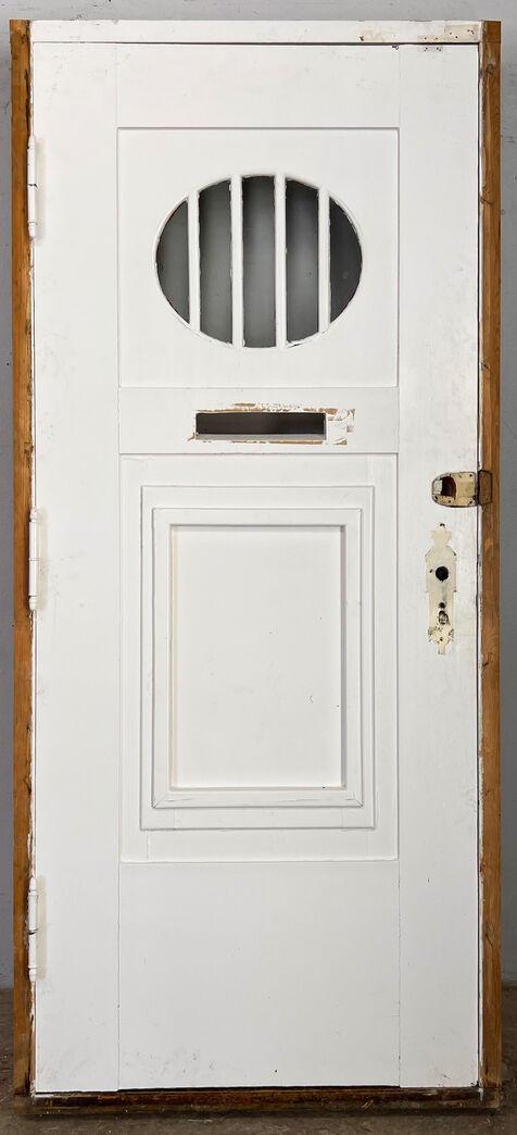 Yderdør med glas og karm