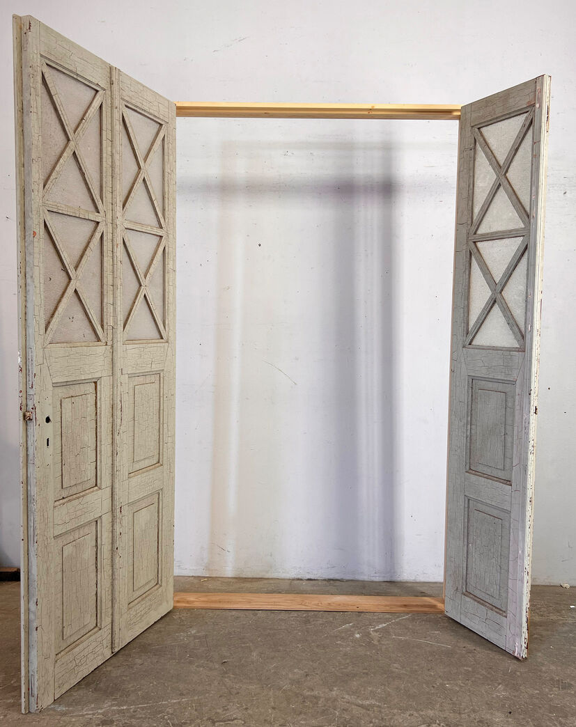 Dobbeltdør med karm Dobbeltdør med karm