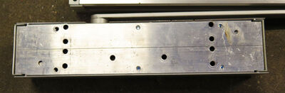 TS93 EN 2-5 m/glideskinne sølvfarvet