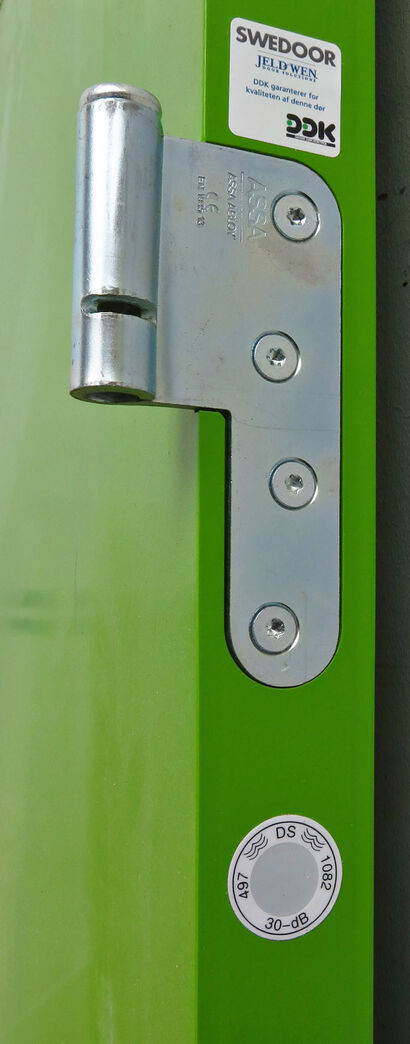 Dobbelt Db35 lyd dør uden karm