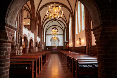 Kirkebænk - Længde 486 cm