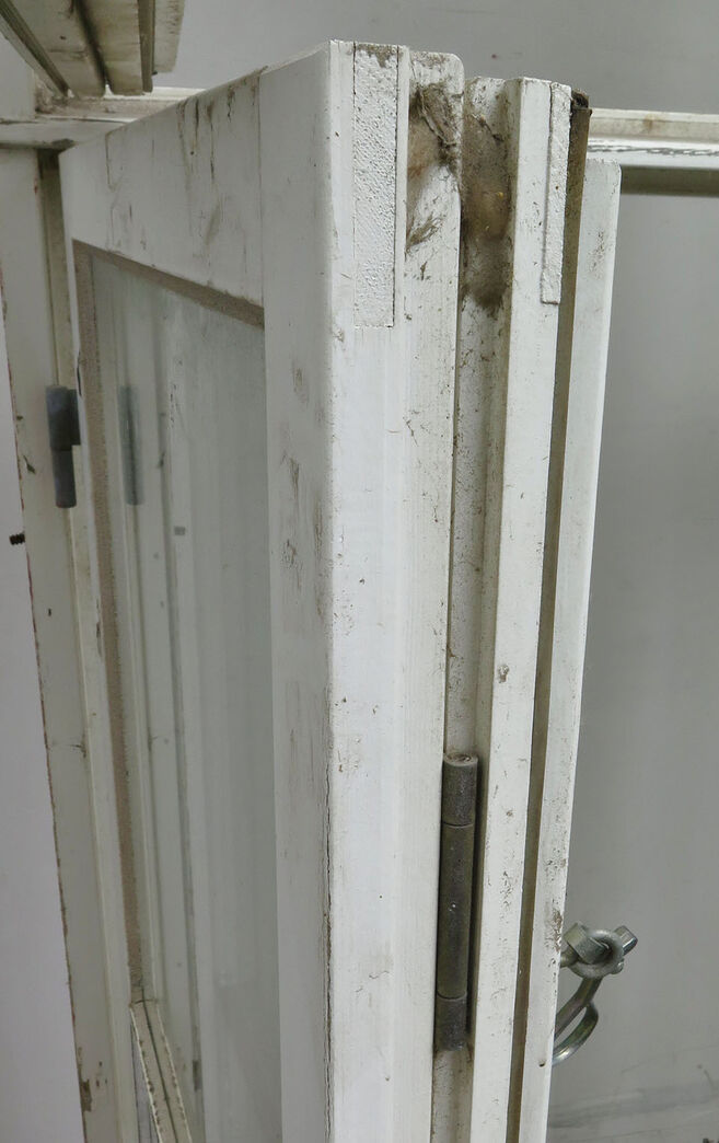 Sprossevindue med koblet ramme