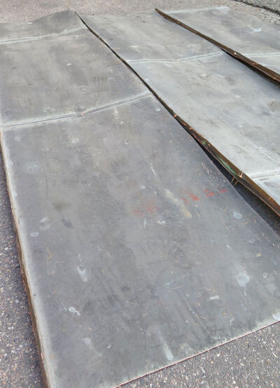 Kobberplade 180 - 230 cm