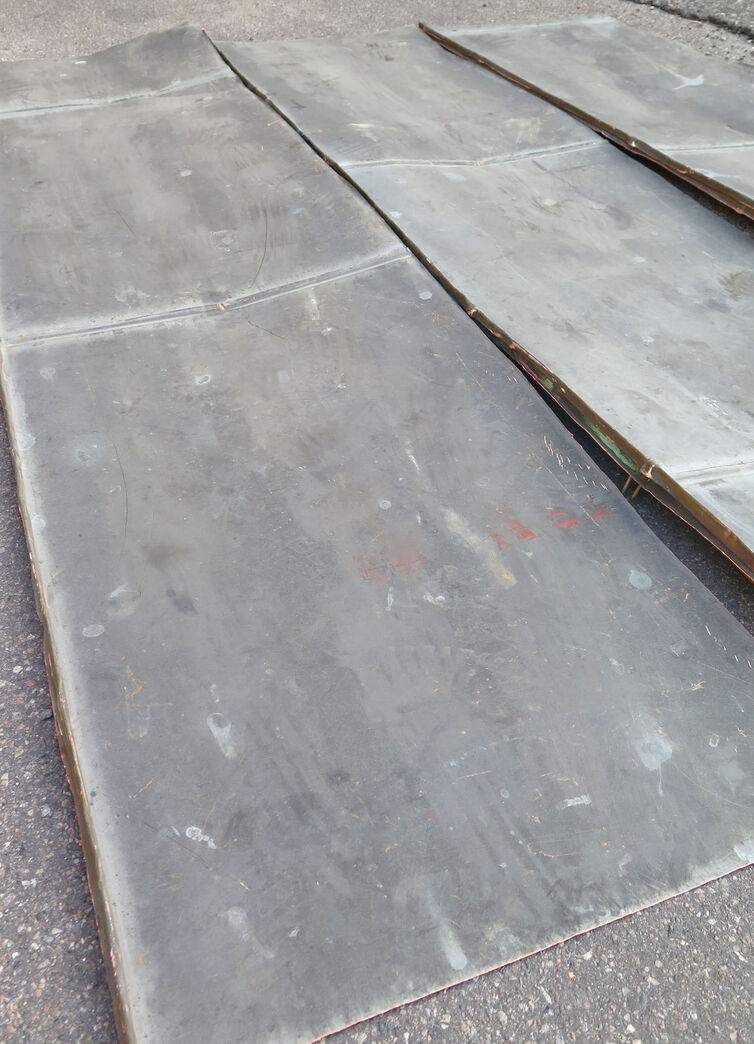 Kobberplade 180 - 230 cm