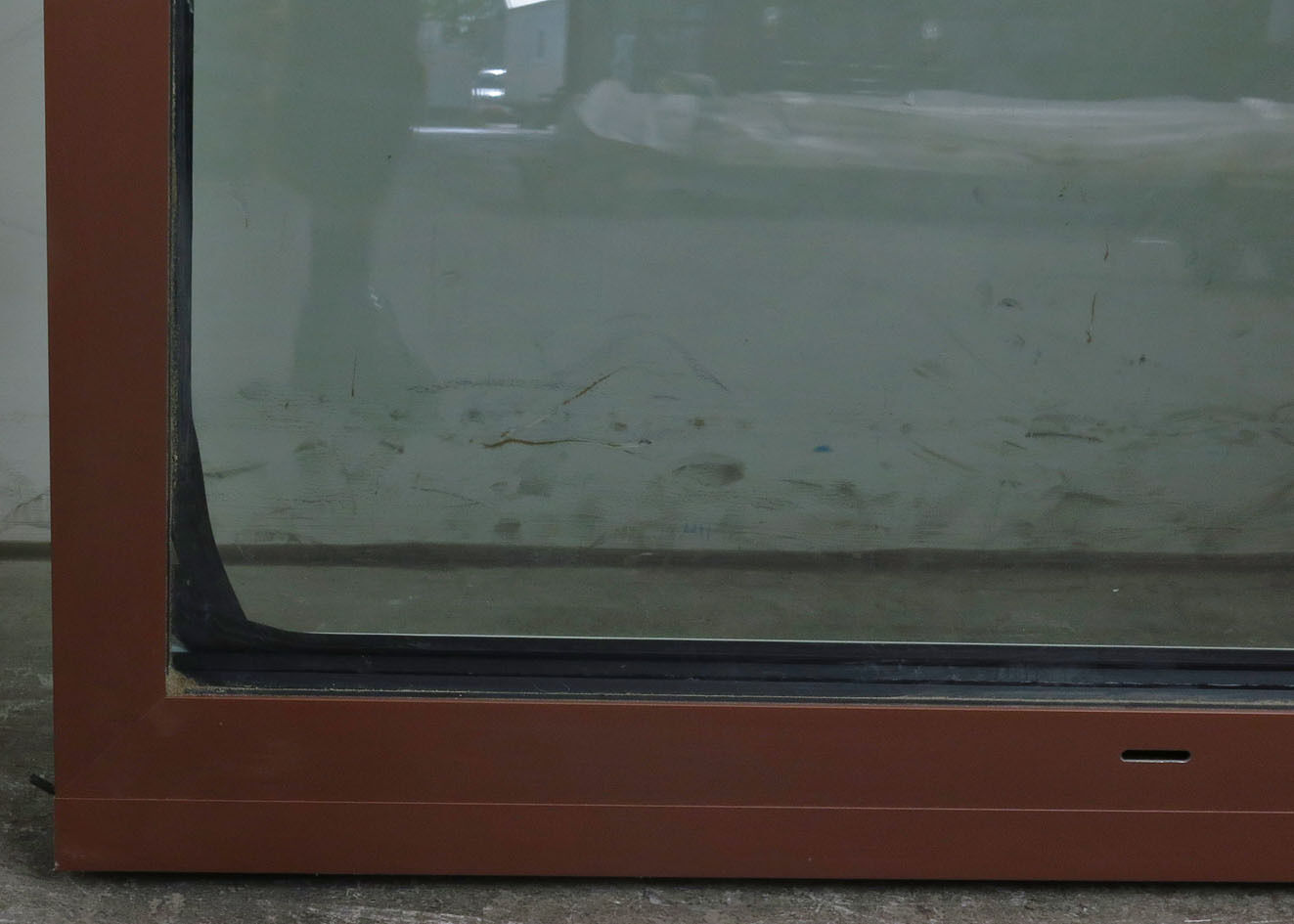 Energivindue i fast alu ramme