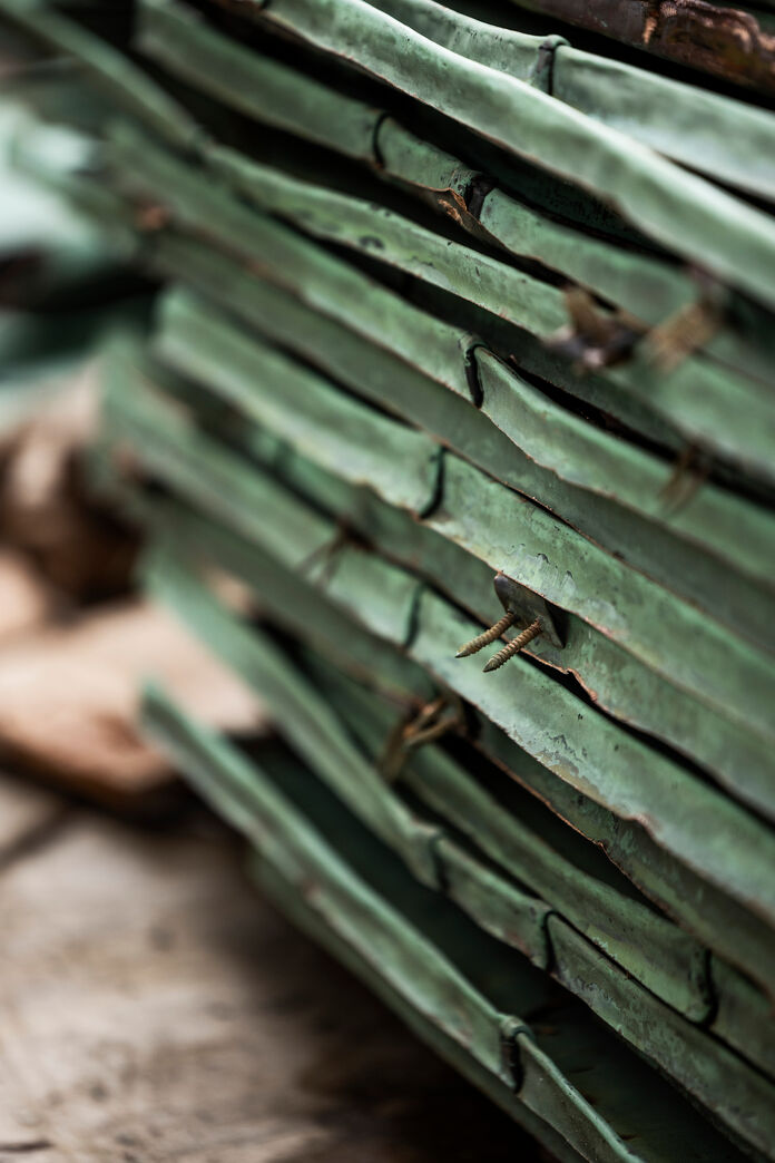 Kobberplade 140 - 230 cm, uensartede