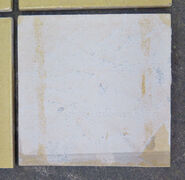 Gul flise 15,4 x15,4 cm