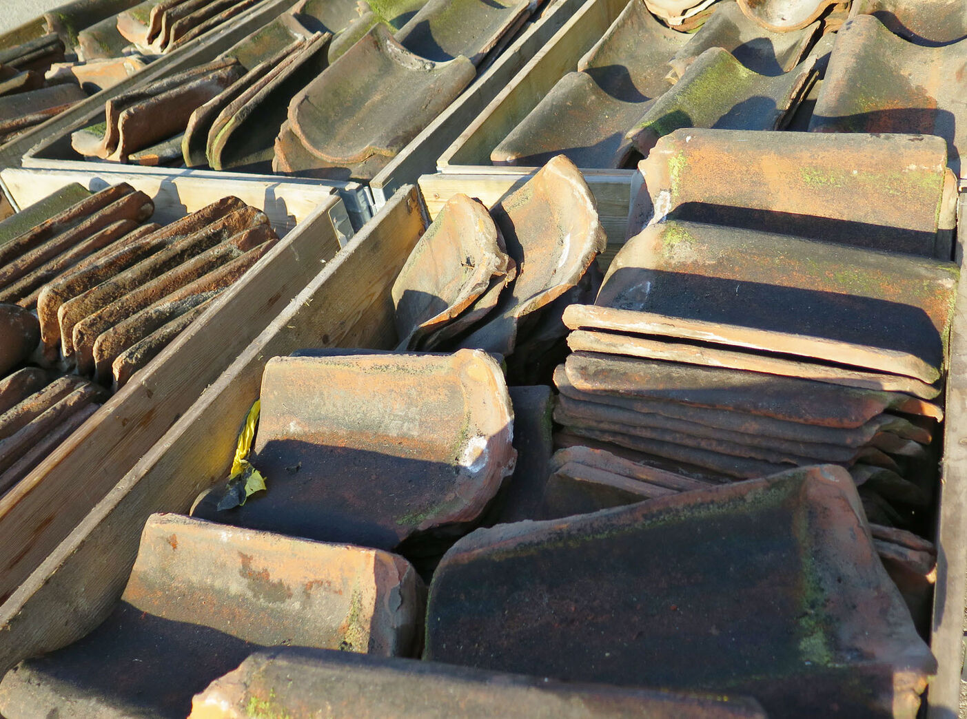 Brugte vingetegl - Rød