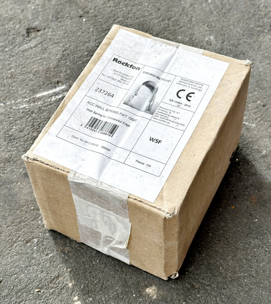 Rockfon skinnesystem kantfjeder 100 stk