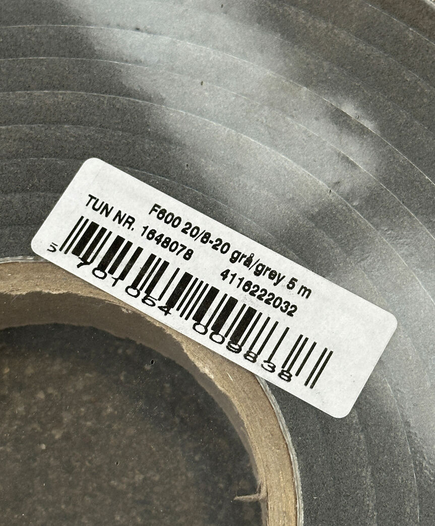 Dana F600 grå fugebånd