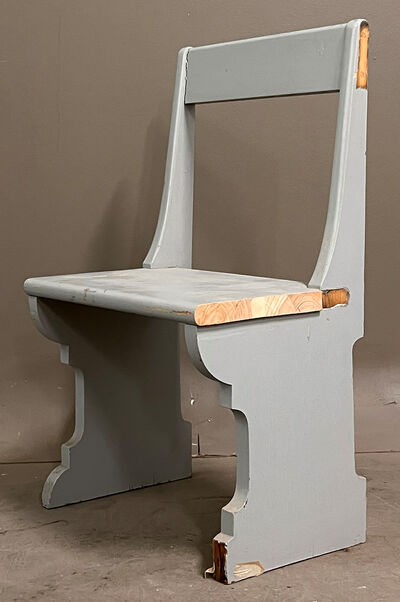 Kirkebænk- /stol fra Trinitatis Kirke