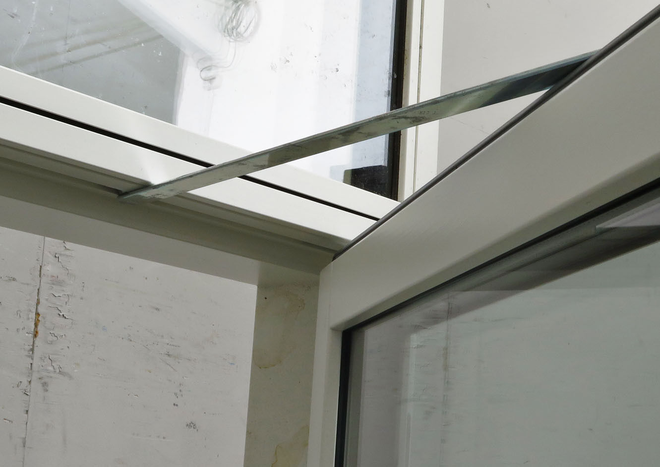 Høj terrassedør med top vindue