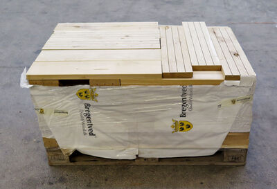 Egetræs terrassebrædder - 22x160x490mm