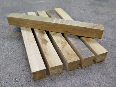 Egetræsstave 51x51x510mm Egetræsstave 51x51x510mm
