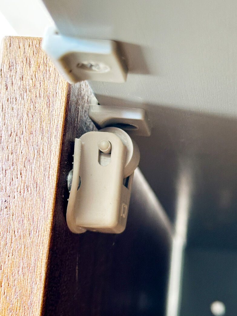 Rullesnaplås til tectum skabslåger.