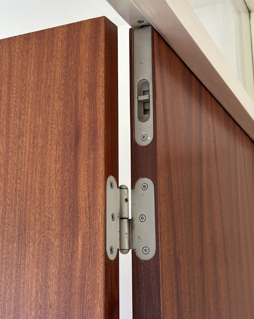 Foldedør med glasparti vh