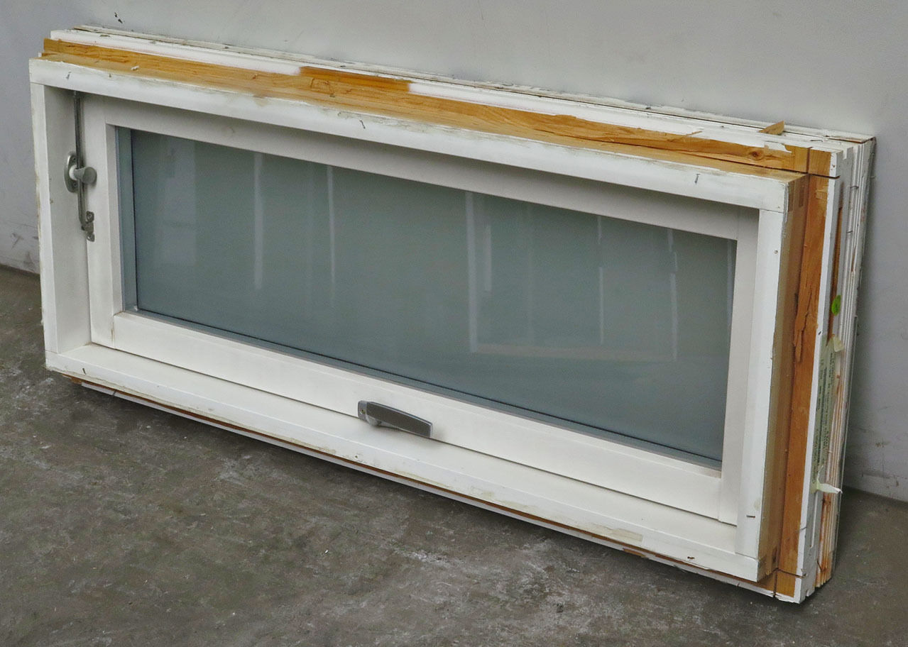 Termovindue med satineret glas - 107 cm