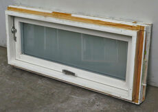 Termovindue med satineret glas - 107 cm