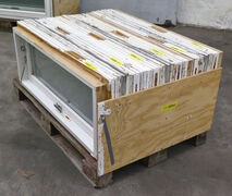 Termovindue med satineret glas - 107 cm