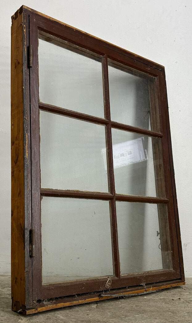 Sprossevindue med koblet ramme