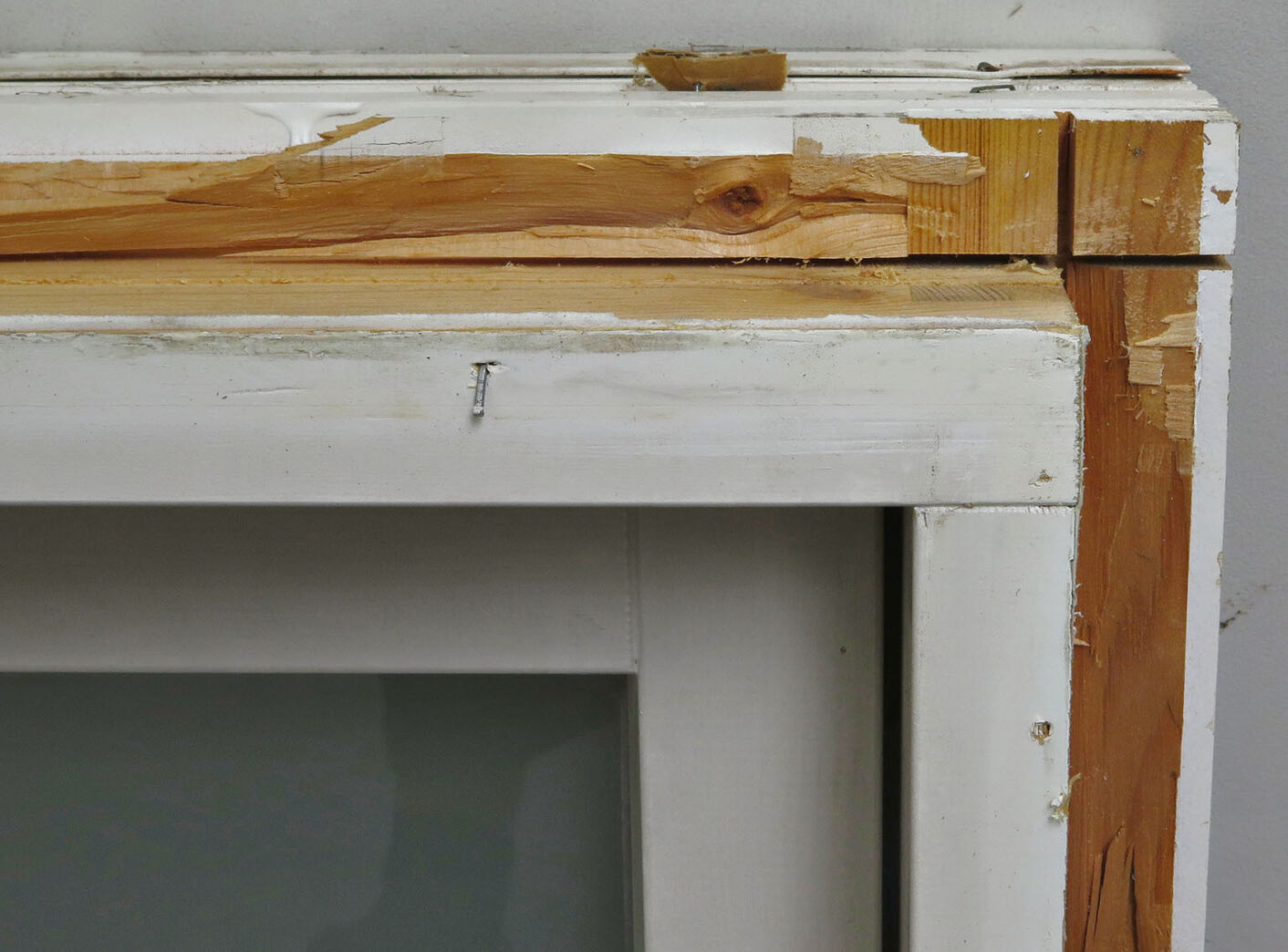 Termovindue med satineret glas - 94 cm