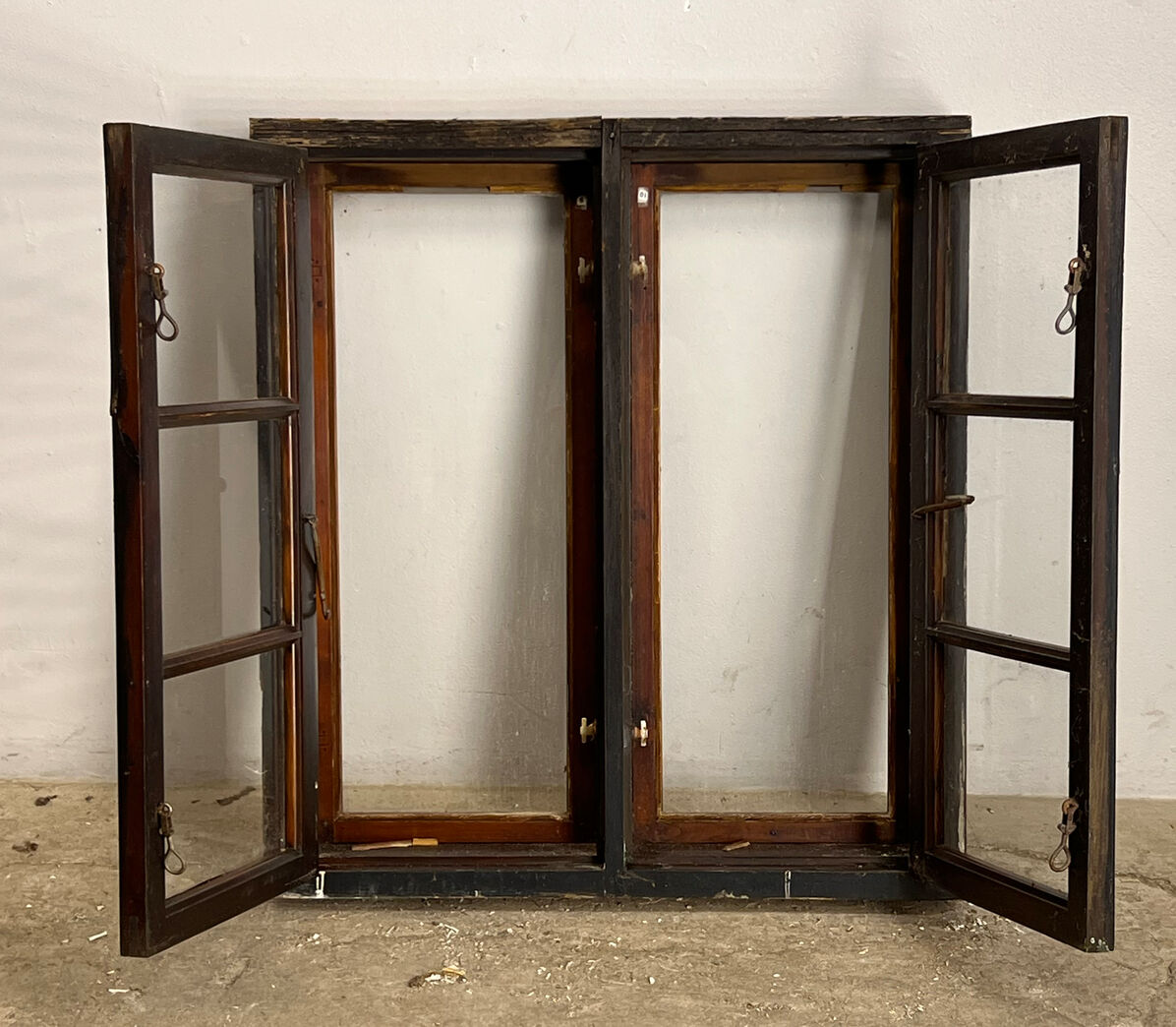 Bondehusvindue med forsats