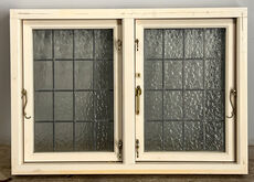 Blyindfattet vindue med koblede rammer Blyindfattet vindue med koblede rammer