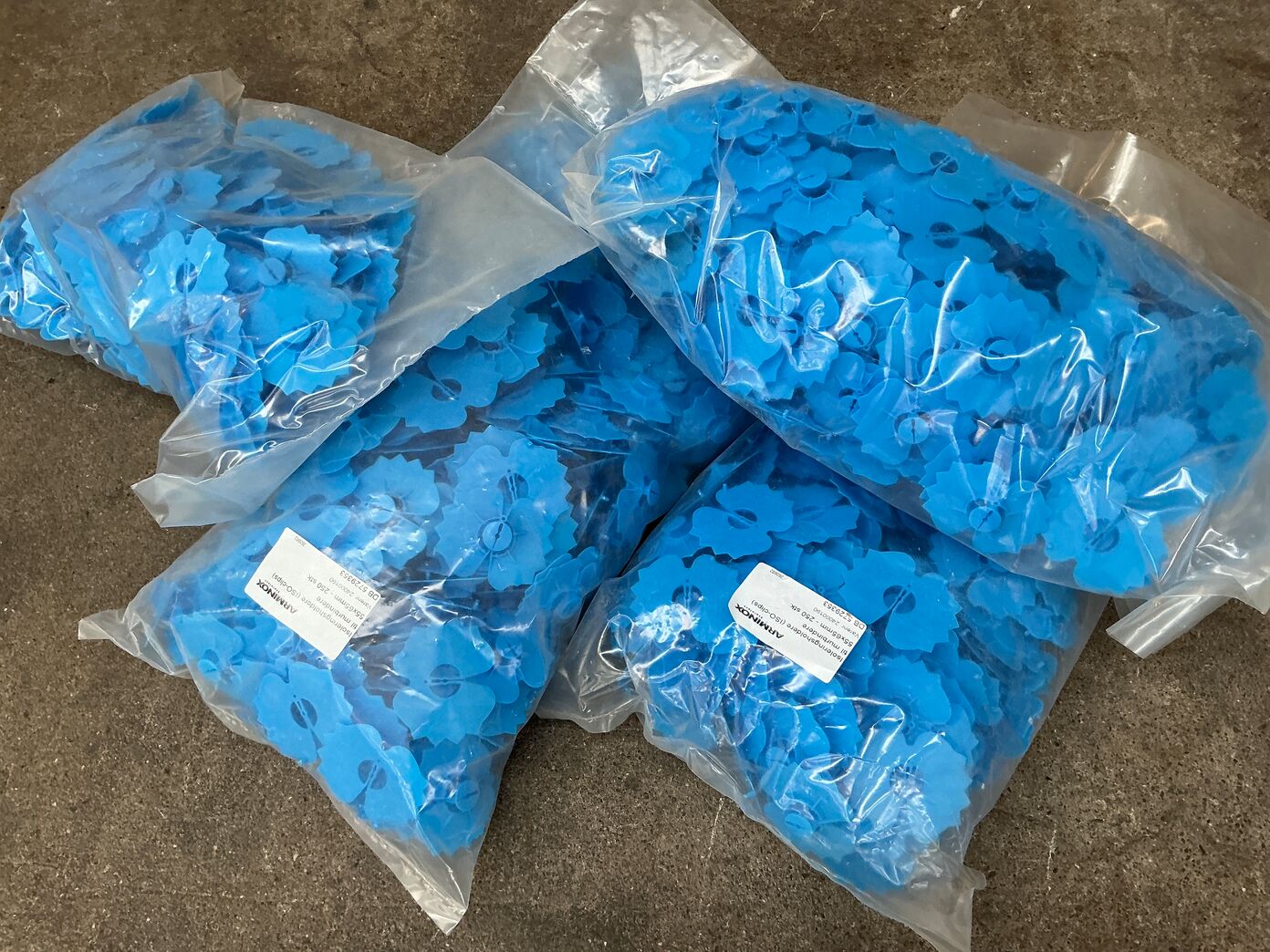 Arminox isoleringsholdere 55x65 mm - 250 stk