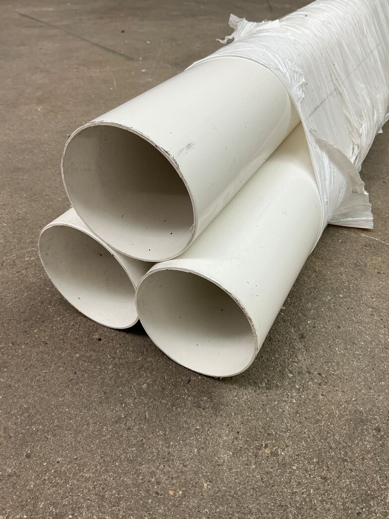 Plastmo Plast, Nedløbsrør, Ø110 mm, 3 m, hvid