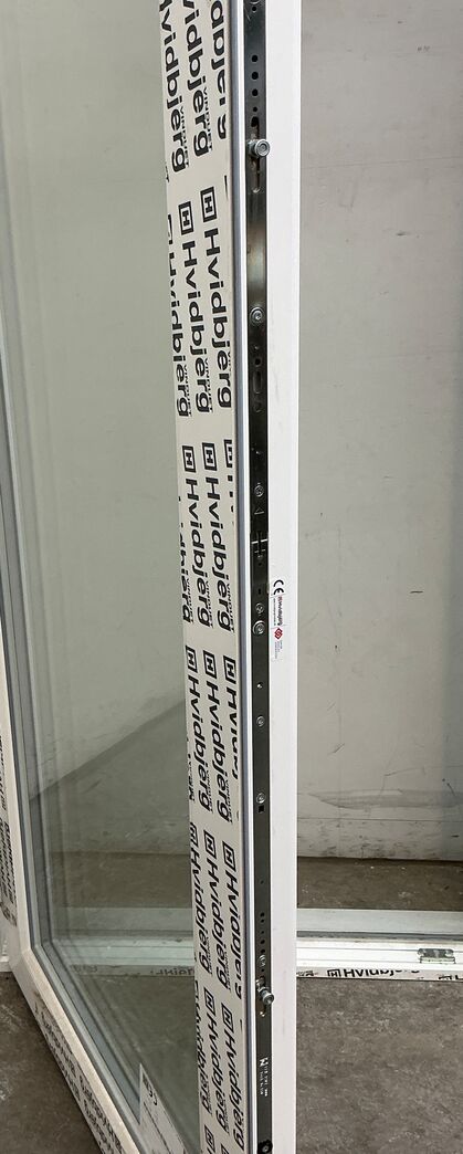 Dobbelt terrassedør i plast