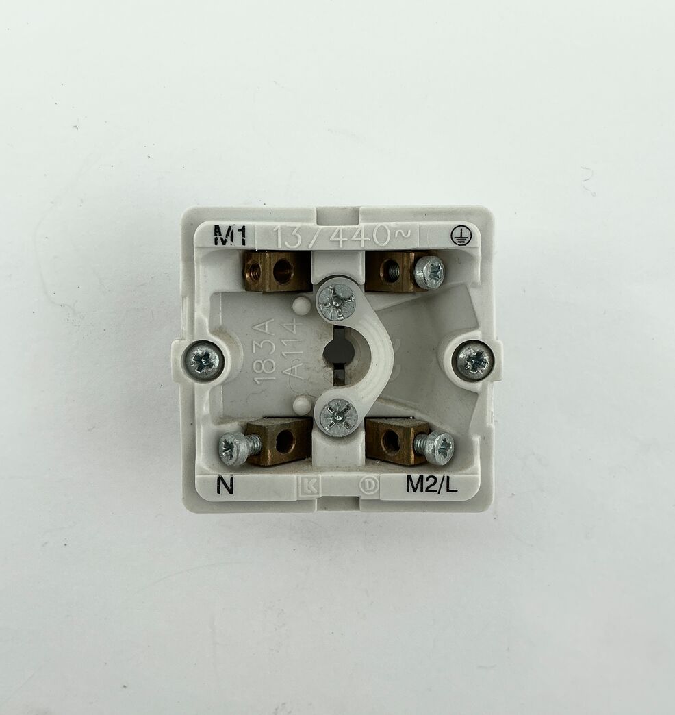 LK Fuga lampeudtag 50 x 50 mm hvid